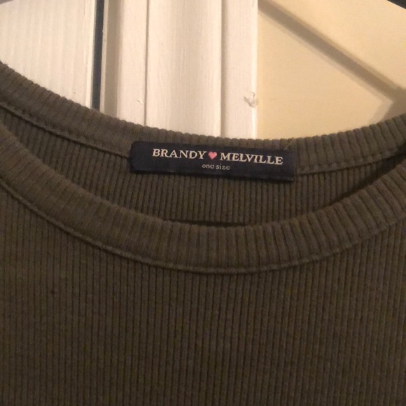 Brandy Melville olive dress - Picture 2 of 2